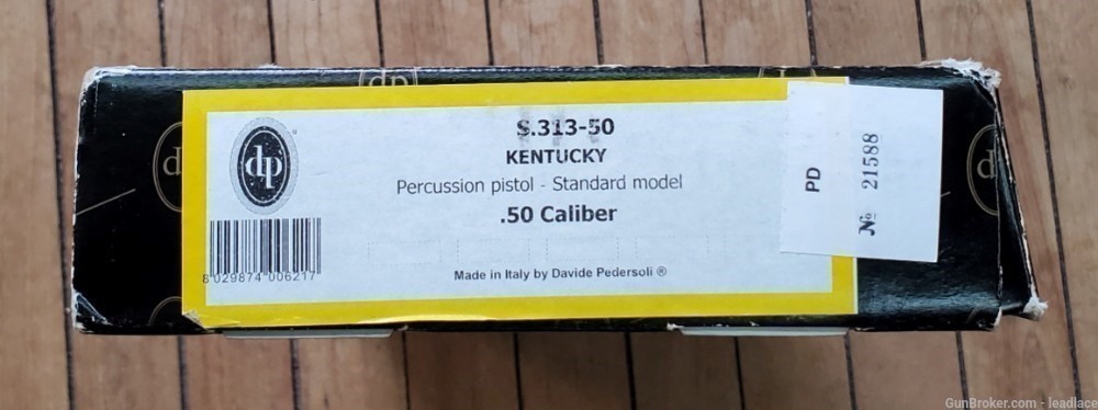 Davide Pedersoli Kentucky Percussion Pistol, .50 Caliber-img-3