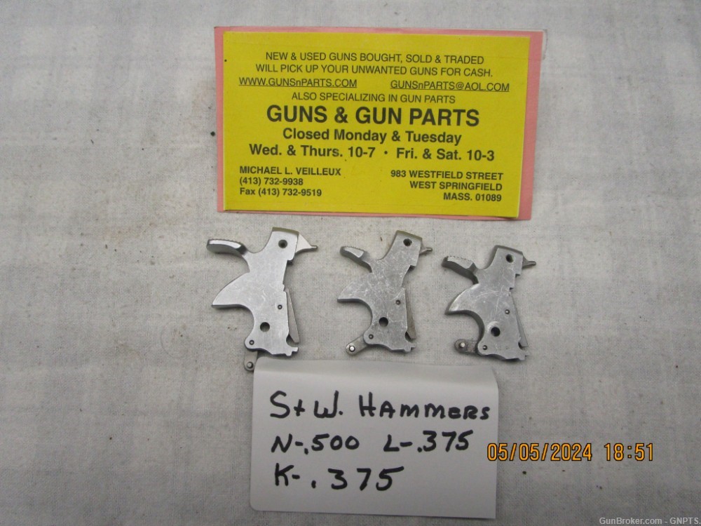 Smith & Wesson hammers for a n- .500 -L .375 -K.375.-img-0