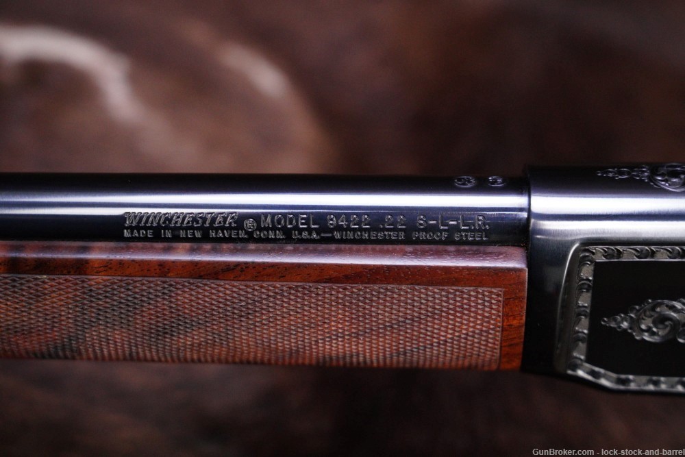 Winchester Custom Shop Engraved Model 9422 .22 LR 20” Lever Action Rifle-img-18