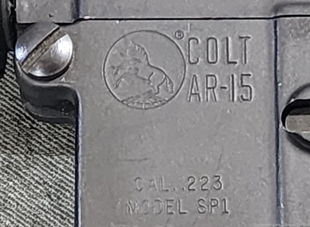 Police Trade PRE-BAN Colt AR15 SP1 Carbine (R6001) .223 16" 1980-img-2