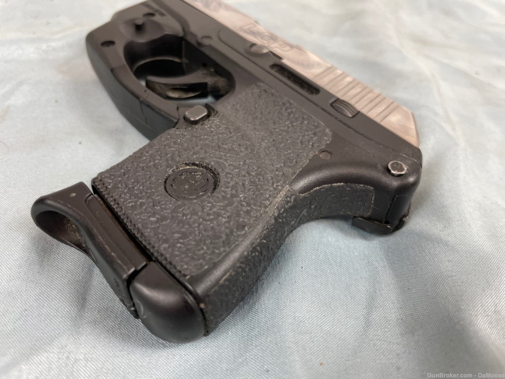 Ruger LCP Custom Stainless 380 ACP Laser Max + Case + 2 Mags (db)-img-5