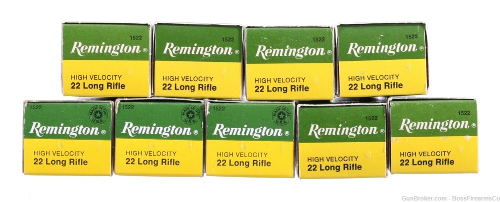 Remington High Velocity .22 LR 40gr HP Lot of 450- New Old Stock (JFM)-img-0