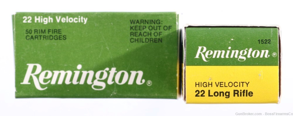 Remington High Velocity .22 LR 40gr HP Lot of 450- New Old Stock (JFM)-img-1