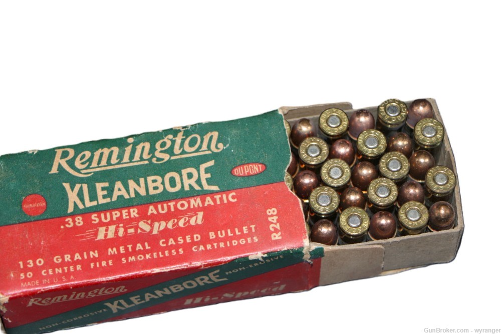 Remington .38 Super Auto 130 Gr. Metal Cased Bullet - 50 Rounds-img-3