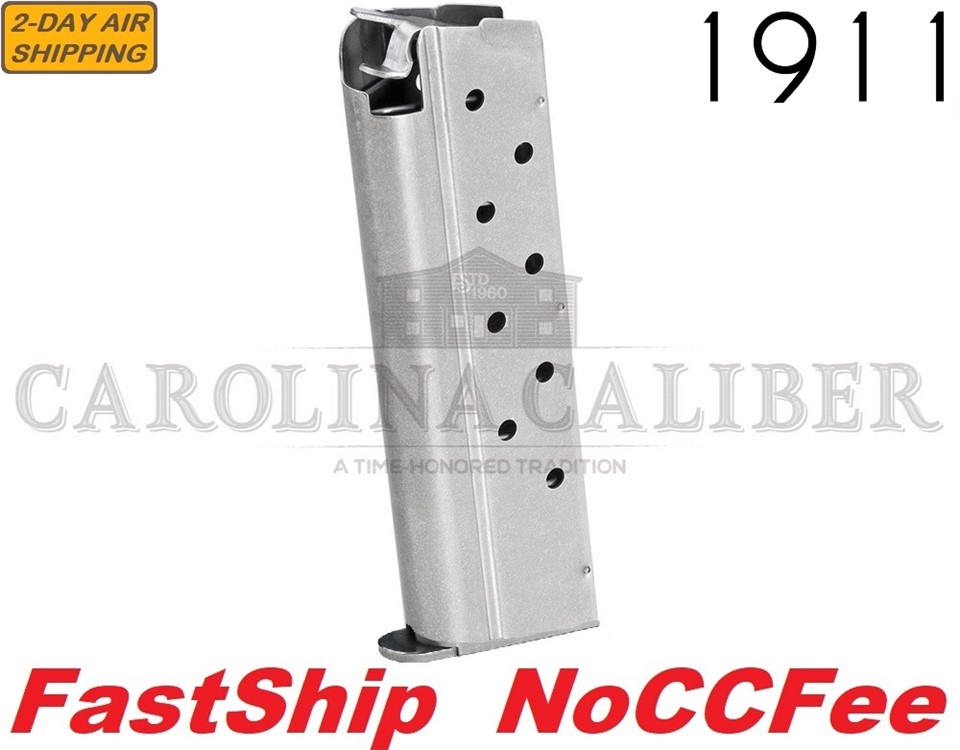 SPRINGFIELD 1911 MAG MAGAZINE 10MM 8RD STAINLESS PI6093 1911 SPRINGFIELD-img-0