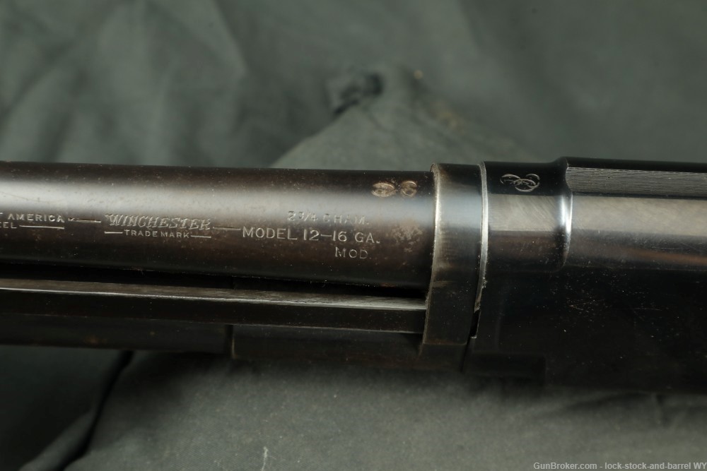 Winchester Model 12 1912 16 GA Takedown Pump Action Shotgun, MFD 1942 C&R-img-28