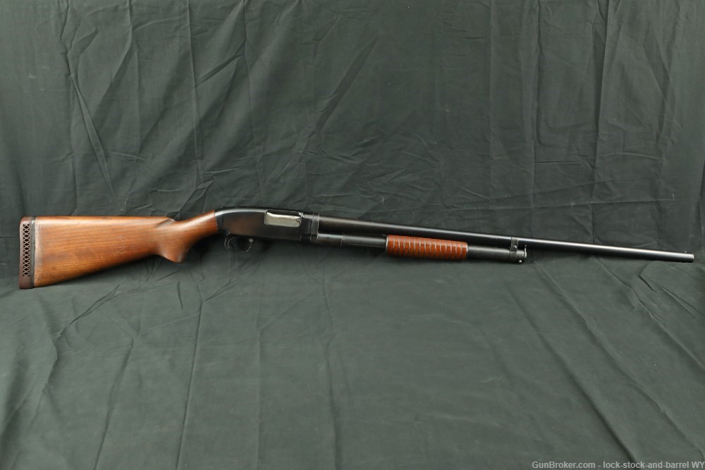 Winchester Model 12 1912 16 GA Takedown Pump Action Shotgun, MFD 1942 C&R-img-2