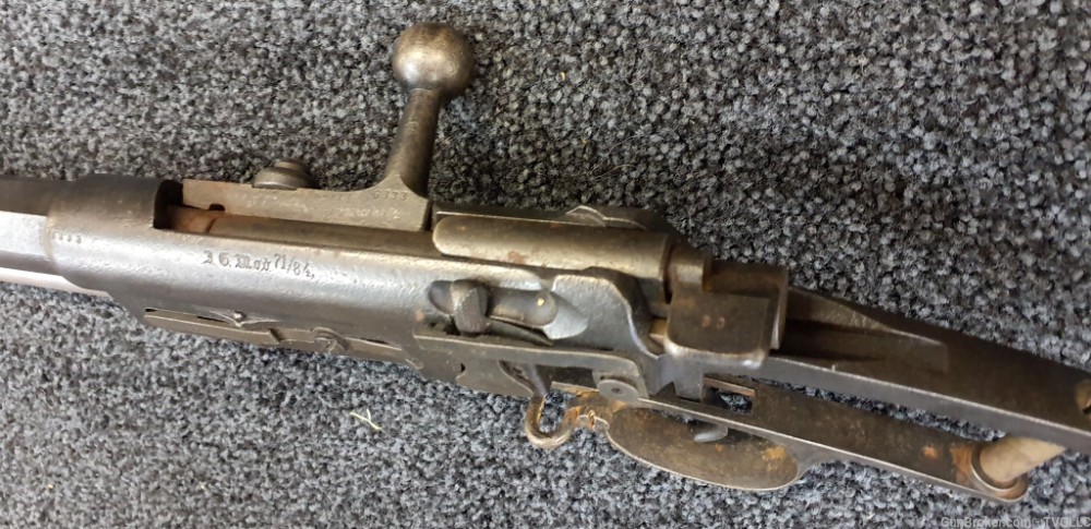 Spandau Mauser 1888 M71/84 Barrel action Antique-img-2