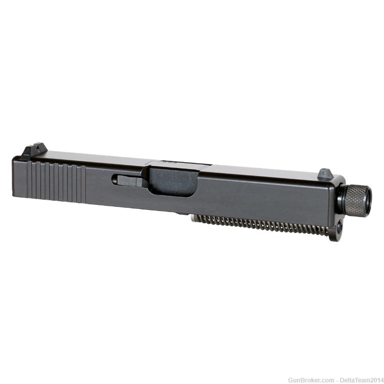 Complete Slide for Glock 19 Gen 1-3 | Threaded Nitride Barrel | Assembled-img-0