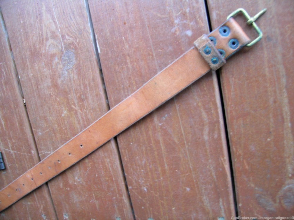 Swedish Mauser 1896 M38 AG42B Orig Leather Sling Exc/Near New Cond-img-3