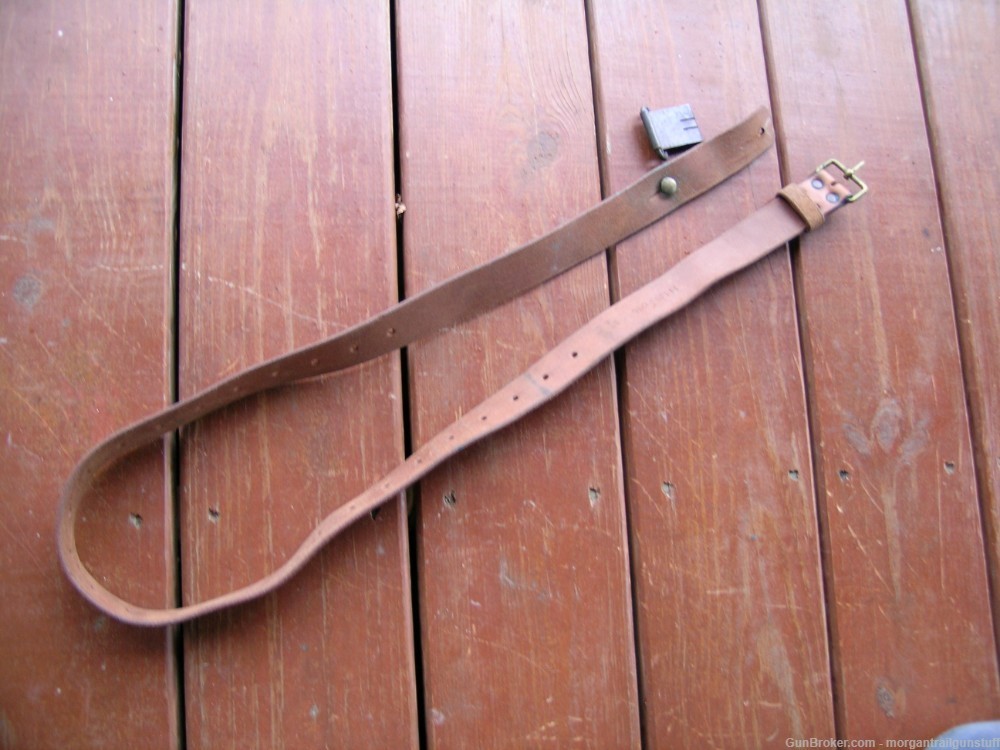 Swedish Mauser 1896 M38 AG42B Orig Leather Sling Exc/Near New Cond-img-4