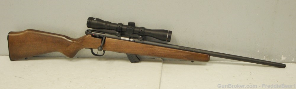 Savage Mark II Rifle 22LR w/ Wood Stock, 21” Barrel & Scope-img-0