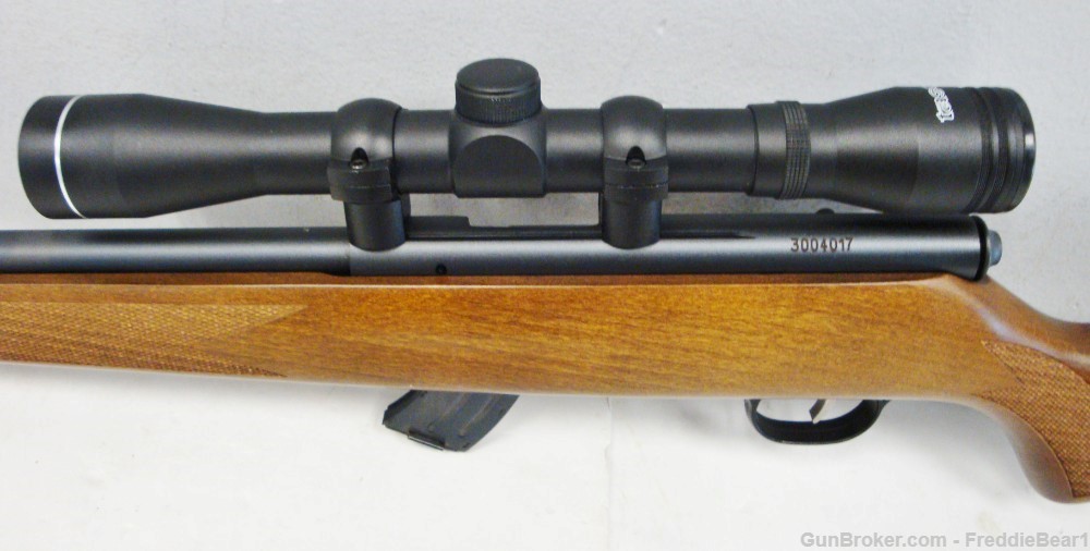 Savage Mark II Rifle 22LR w/ Wood Stock, 21” Barrel & Scope-img-15