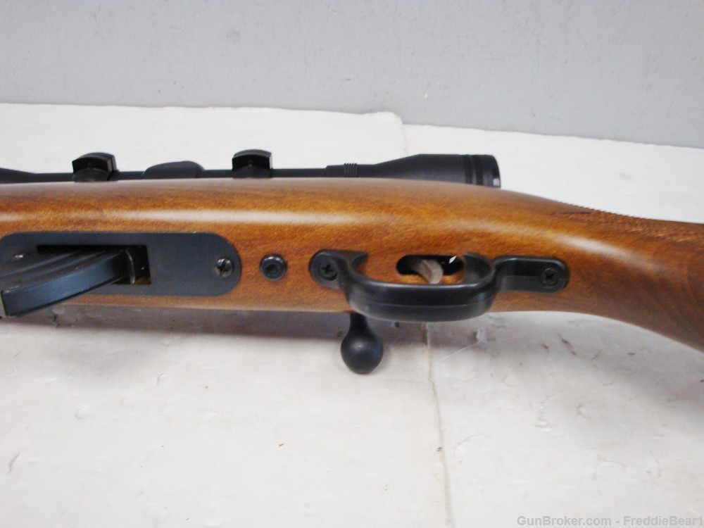 Savage Mark II Rifle 22LR w/ Wood Stock, 21” Barrel & Scope-img-22