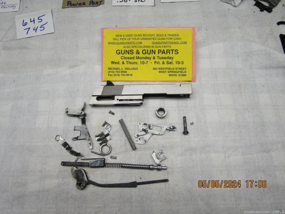 Smith & Wesson model 22-A gun parts.-img-0