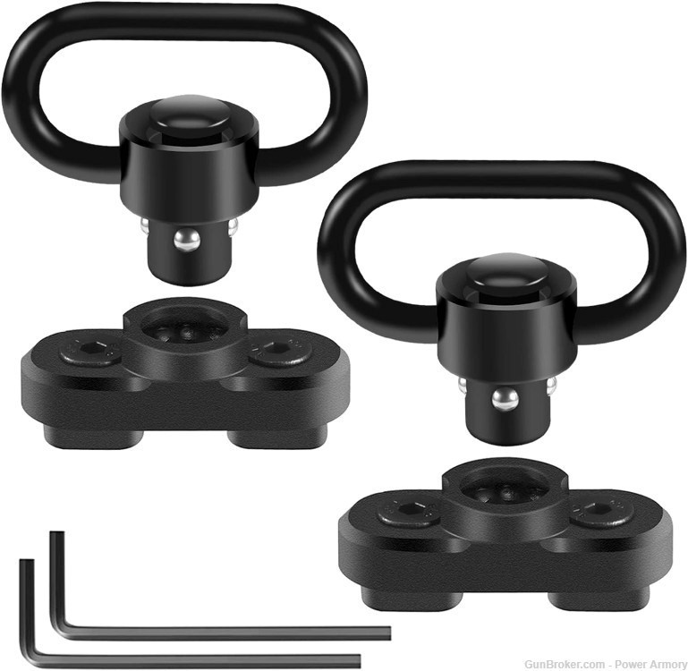 Two Point and Traditional Mlock Sling Rail Mounts with 1.25 Inch QD-img-0