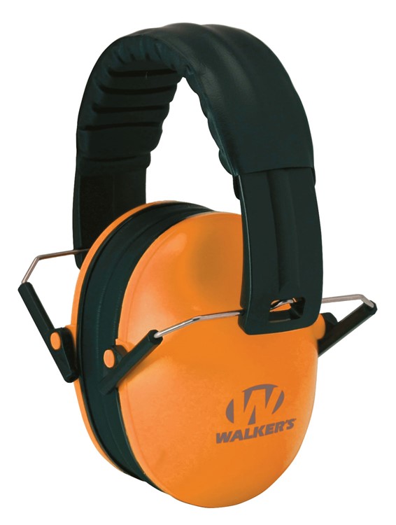 Walkers Passive Baby & Kids Folding Polymer 22 dB Over the Head Orange Ear -img-0