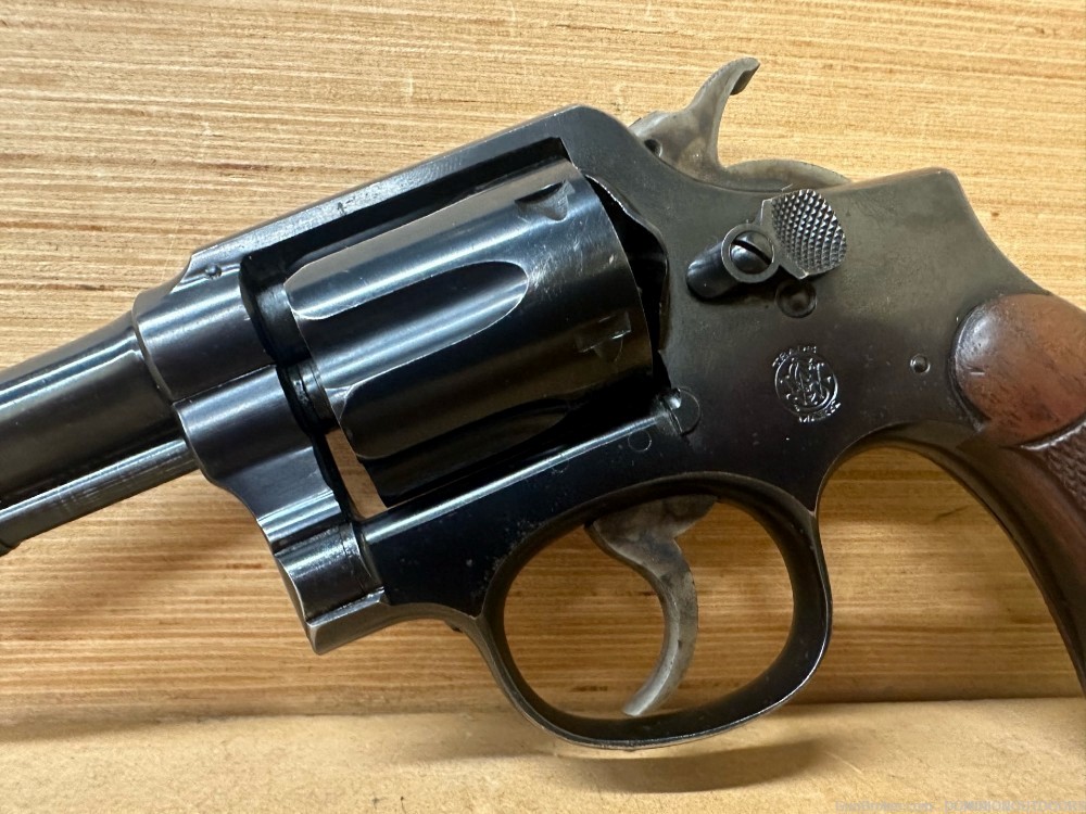 SMITH AND WESSON HAND EJECTOR  38SPL 5 SCREW MODEL 6" PENNY BID-img-8