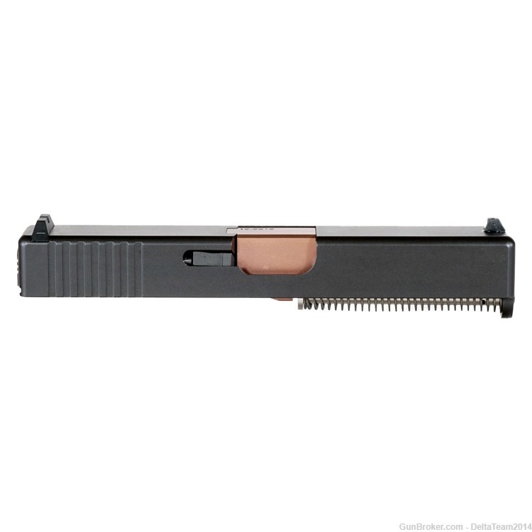 Complete Slide for Glock 19 Gen 1-3 | PVD Copper Barrel | Assembled-img-1
