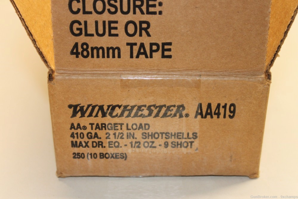 250 Rounds Winchester AA Target Load 9 Shot full case-img-1