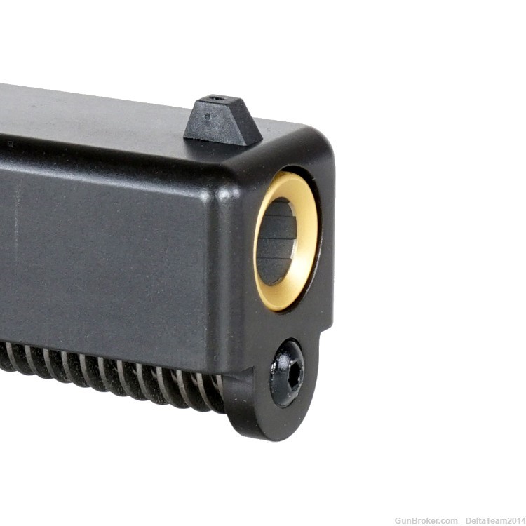 Complete Slide for Glock 19 Gen 1-3 | PVD Gold Barrel | Assembled-img-4