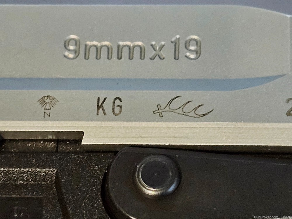 RARE Heckler Koch, HK Full Size USP Stainless 9mm 2 tone-img-5