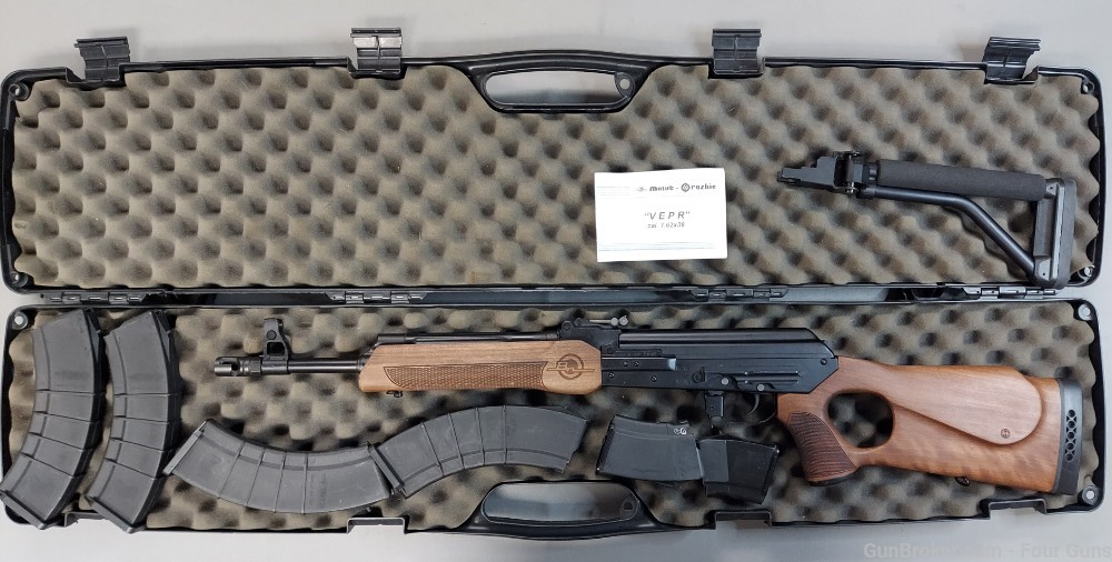 Used Molot VEPR Rifle 7.62x39mm 18" Barrel 30 Rd 6 Mags-img-12