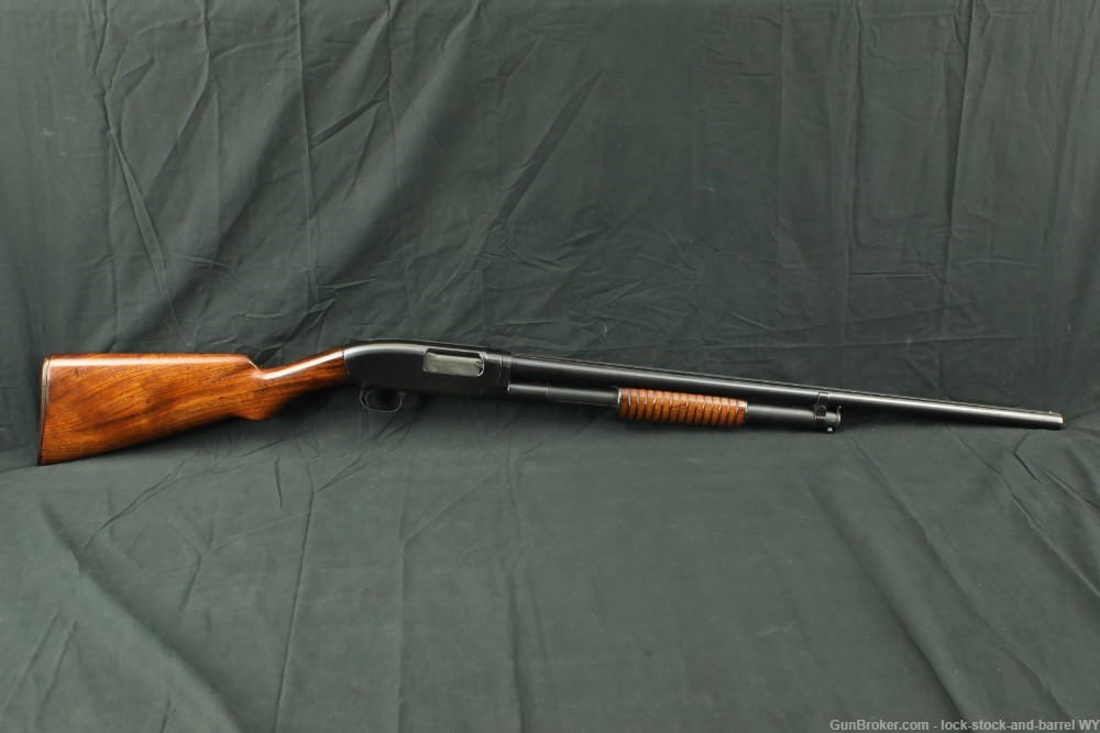 Winchester Model 12 1912 26" Solid Rib MOD 16 GA Pump Shotgun, 1927 C&R-img-2