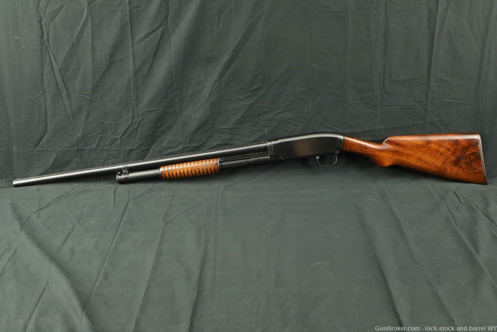 Winchester Model 12 1912 26" Solid Rib MOD 16 GA Pump Shotgun, 1927 C&R-img-7
