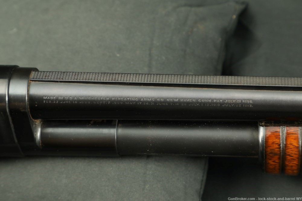 Winchester Model 12 1912 26" Solid Rib MOD 16 GA Pump Shotgun, 1927 C&R-img-24