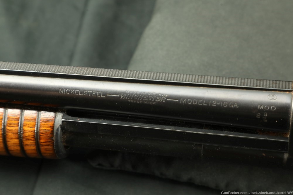 Winchester Model 12 1912 26" Solid Rib MOD 16 GA Pump Shotgun, 1927 C&R-img-28