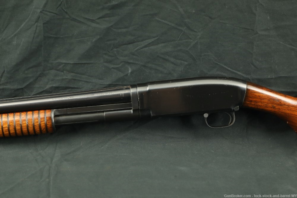 Winchester Model 12 1912 26" Solid Rib MOD 16 GA Pump Shotgun, 1927 C&R-img-10