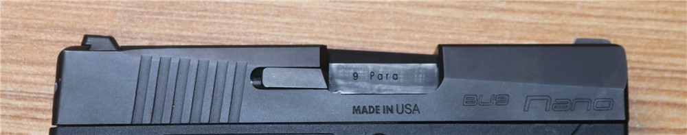 Beretta Model BU9 NANO 9mm 3" Barrel Box 2 Mags 5 Rounds-img-6
