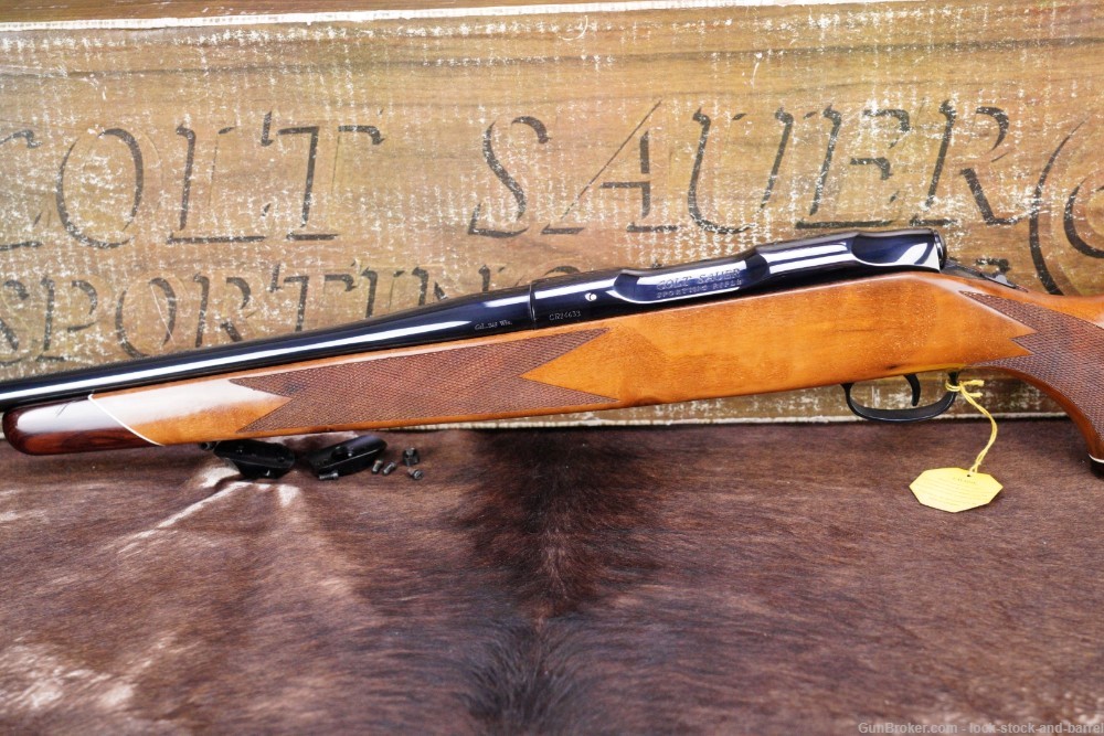Colt Sauer Sporting Rifle .243 Winchester Bolt Action Rifle & Box, MFD 1980-img-9