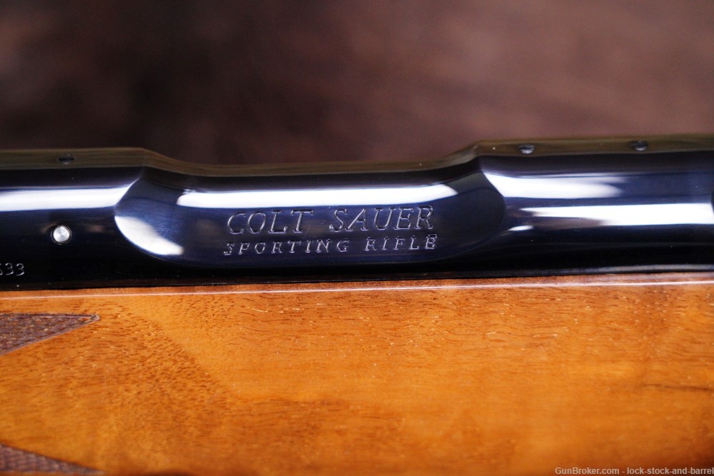 Colt Sauer Sporting Rifle .243 Winchester Bolt Action Rifle & Box, MFD 1980-img-21