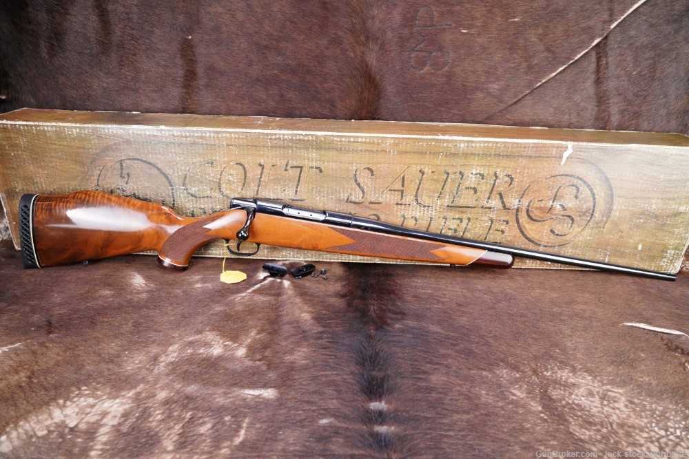 Colt Sauer Sporting Rifle .243 Winchester Bolt Action Rifle & Box, MFD 1980-img-6