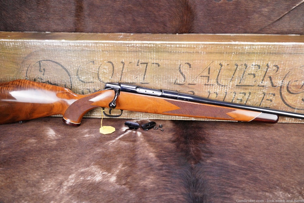 Colt Sauer Sporting Rifle .243 Winchester Bolt Action Rifle & Box, MFD 1980-img-2