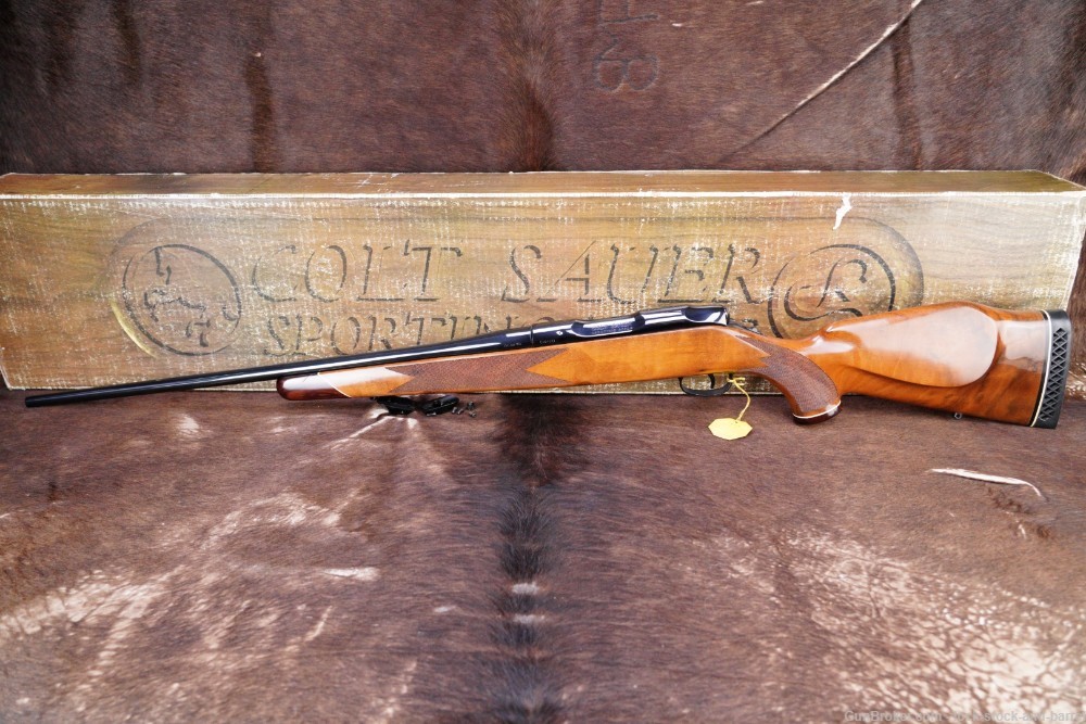Colt Sauer Sporting Rifle .243 Winchester Bolt Action Rifle & Box, MFD 1980-img-7