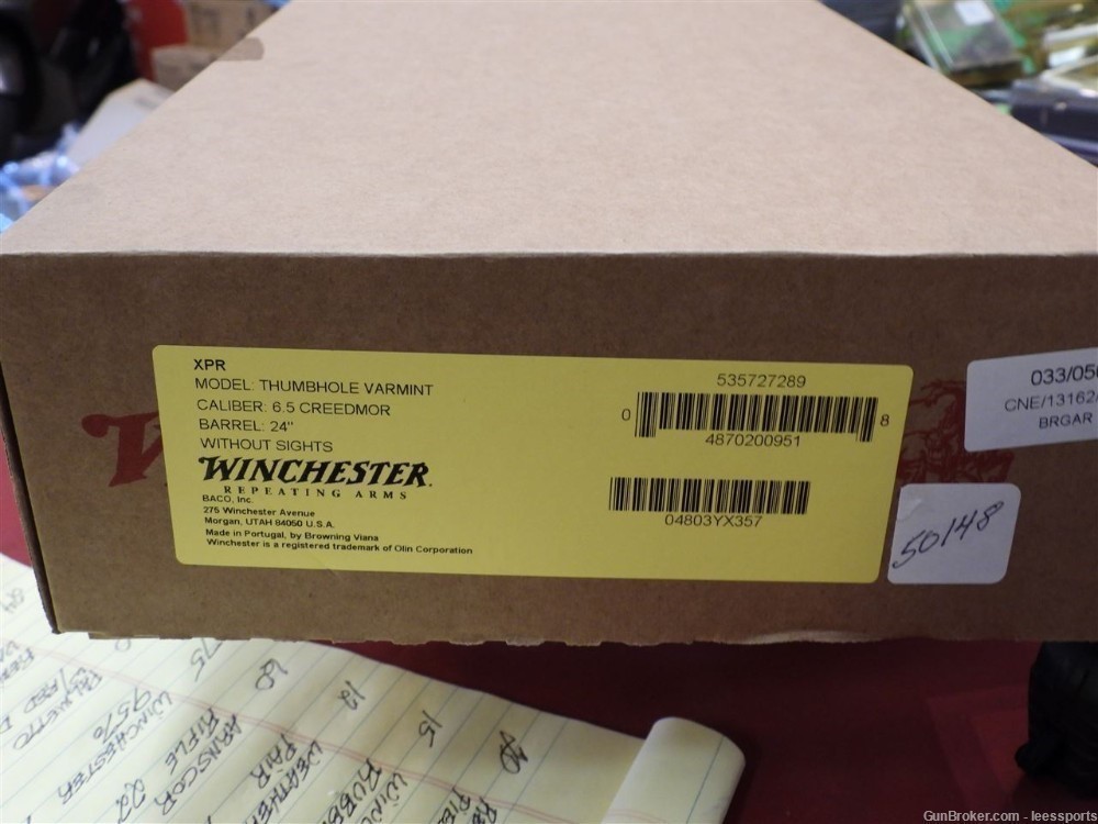 Winchester XPR Thumbhole Varmint 6.5cm 24" New in Box-img-7