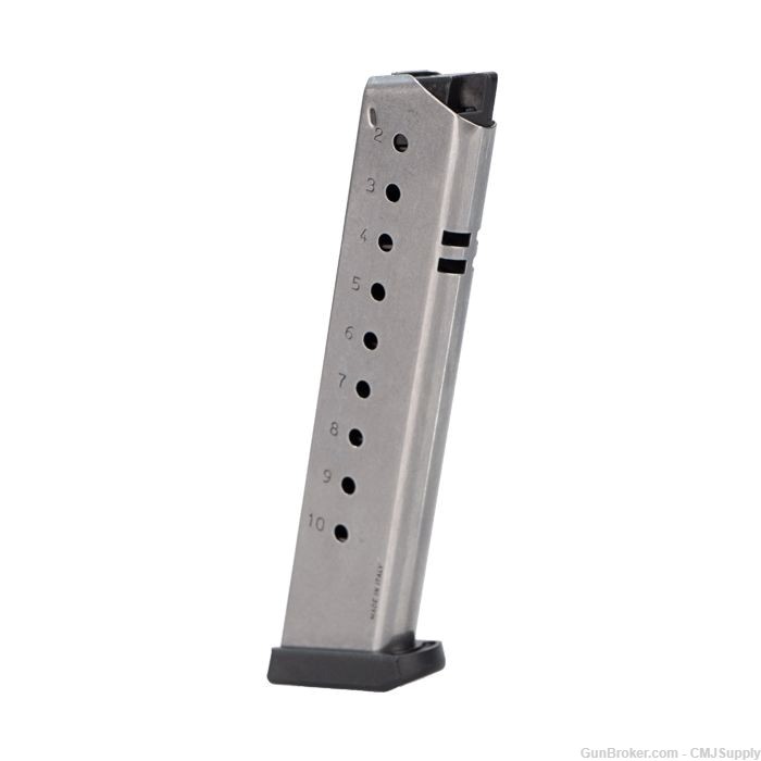Sig Sauer P220 45acp 10rd Stainless Grip Sleeve Factory Magazine-img-0