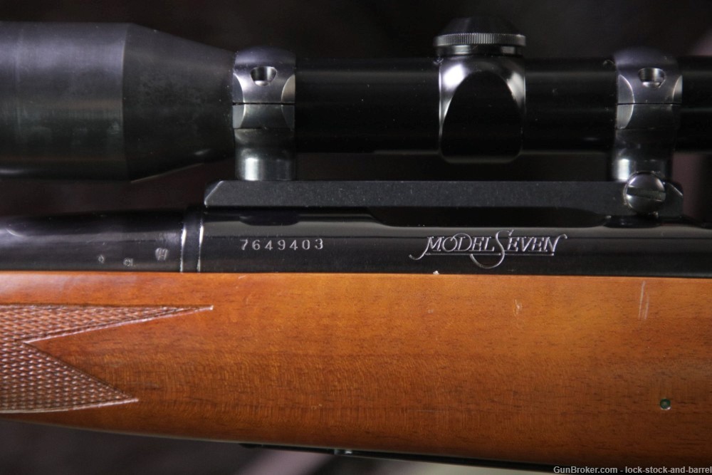 Remington Model Seven 7mm-08 Rem 18.5" Bolt Action Rifle & Scope, MFD 1988-img-22