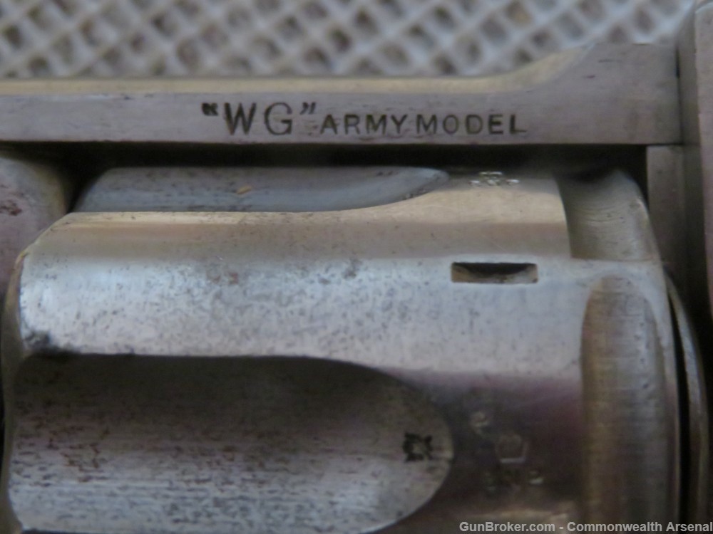 Boer War British Officer ID'ed Webley WG Army .455 Antique Revolver 1898-img-16