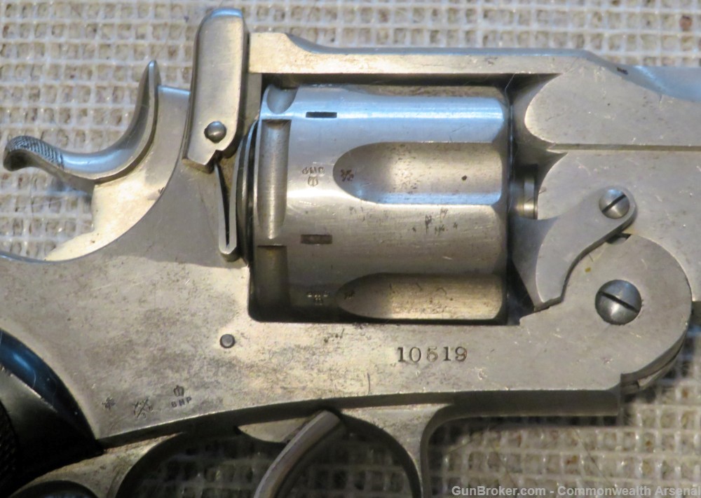 Boer War British Officer ID'ed Webley WG Army .455 Antique Revolver 1898-img-5