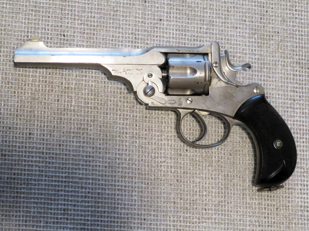 Boer War British Officer ID'ed Webley WG Army .455 Antique Revolver 1898-img-10