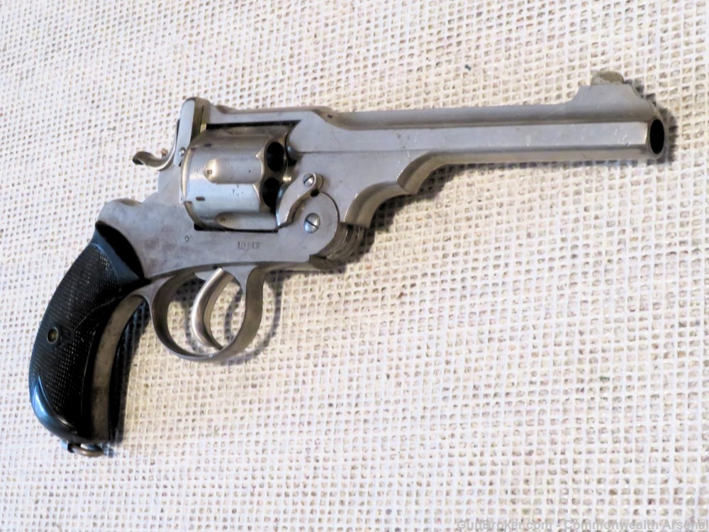 Boer War British Officer ID'ed Webley WG Army .455 Antique Revolver 1898-img-9