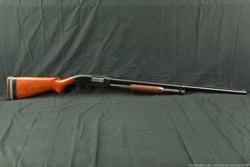 Winchester Model 12 1912 30" Solid Rib FULL 12 GA Pump Shotgun, 1949 C&R-img-2