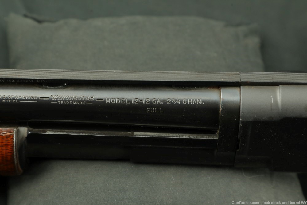 Winchester Model 12 1912 30" Solid Rib FULL 12 GA Pump Shotgun, 1949 C&R-img-25