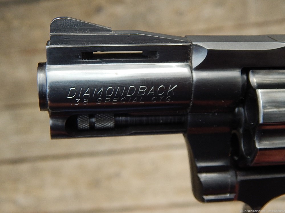 1967 Colt Diamondback .38 Sp. revolver snake gun 98%+ w box 2.5" barrel-img-6