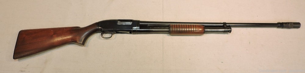 1955 Winchester Model 12 16Ga. Pump Action Take Down Shotgun-img-0