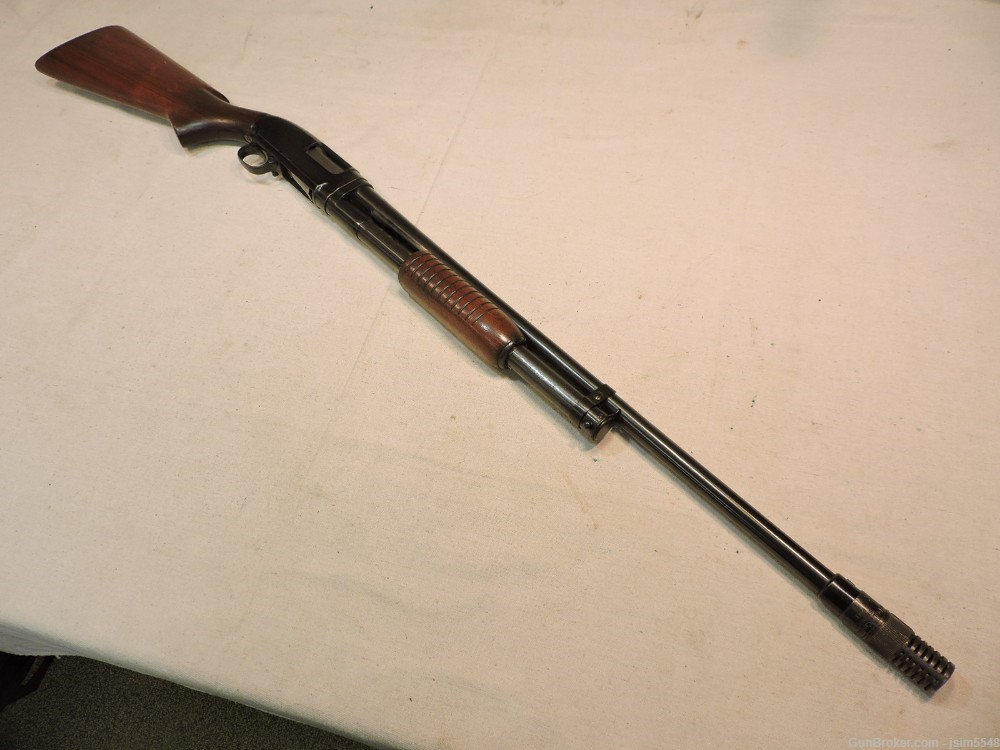 1955 Winchester Model 12 16Ga. Pump Action Take Down Shotgun-img-8